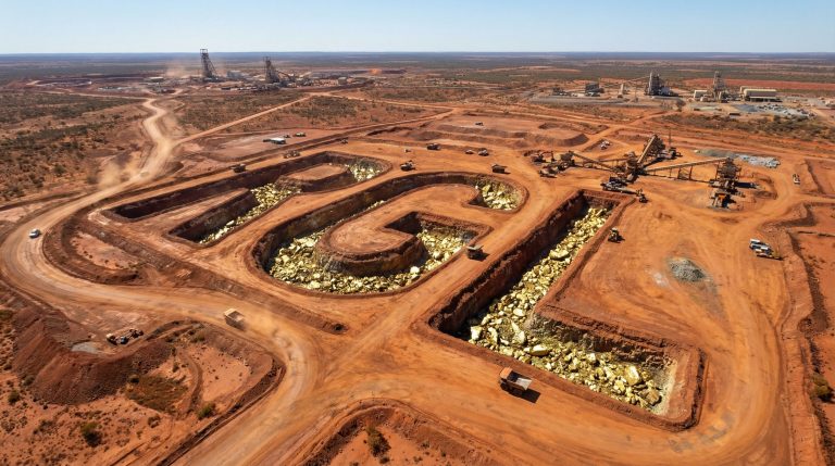 Riversgold Ltd-RGL-Gold mining landscape with hidden treasures.