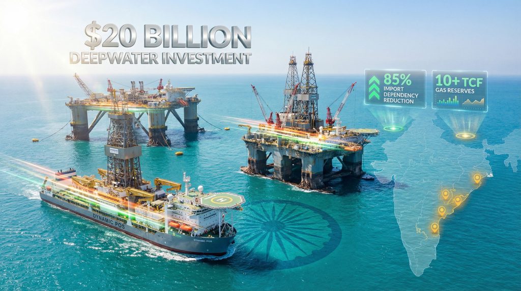 ONGC $20 billion deepwater rig investment.