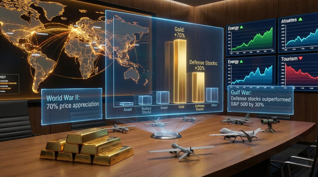 Investment insights on assets that perform during wartime.
