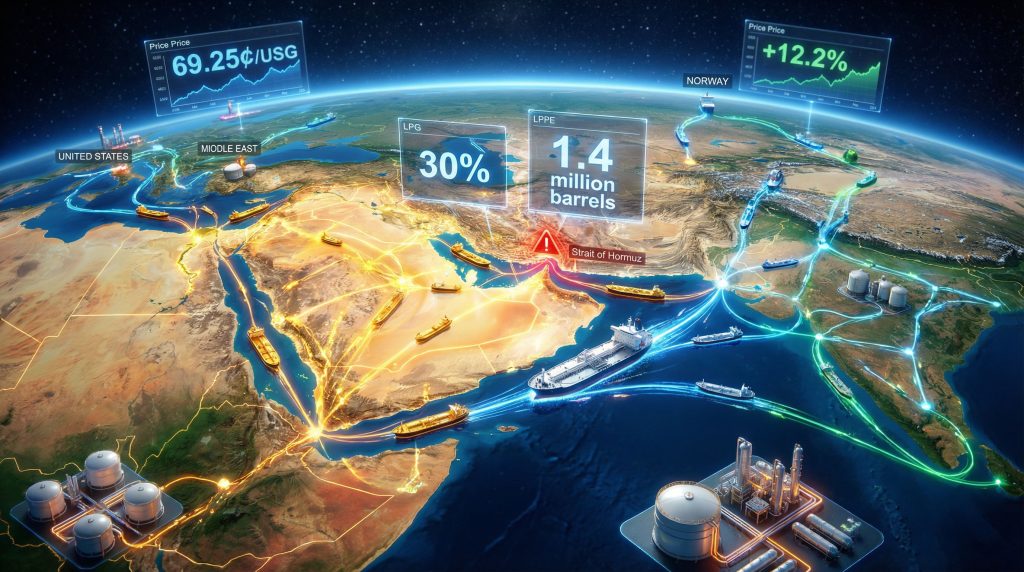 Middle East conflict affecting LPG markets.