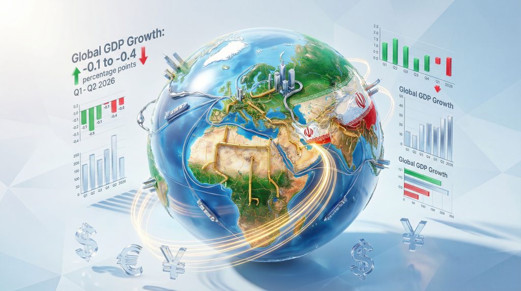 Global economy visualized with GDP charts.