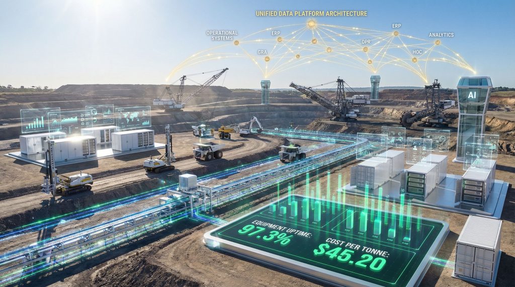 Mining facility utilizing AI readiness technology.