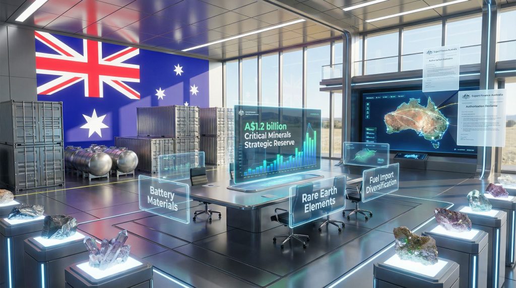 Australia amends policies for mineral security.