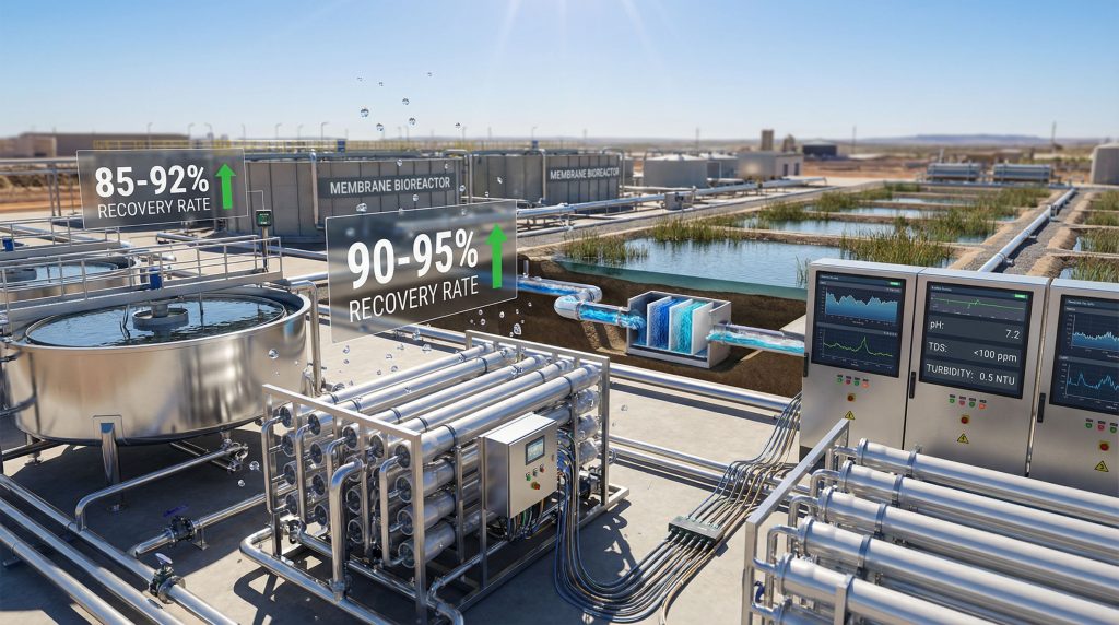 Advanced water recovery systems in mining.