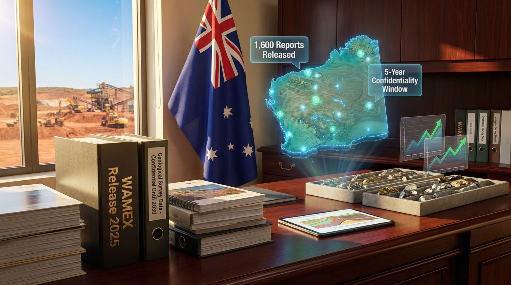 Western Australia's mineral exploration data release.