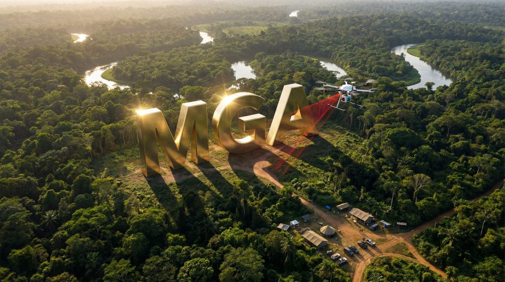 Metalsgrove Mining Ltd-MGA-MGA letters in lush forest landscape.