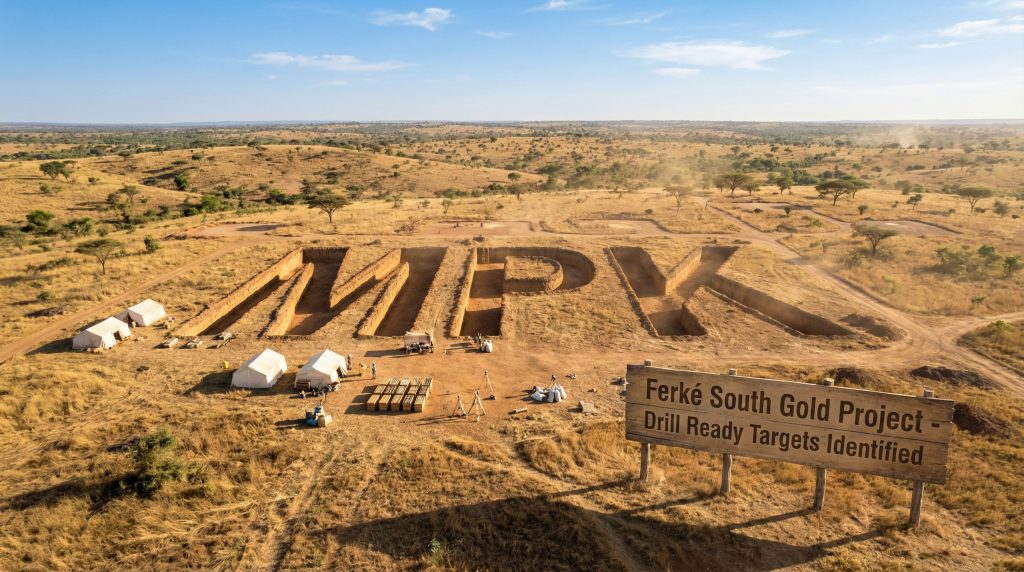 Many Peaks Minerals Ltd-MPK-Ferké South Gold Project site landscape.