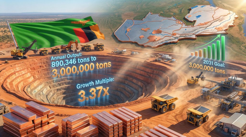 Zambia's ambitious plan to triple copper output.
