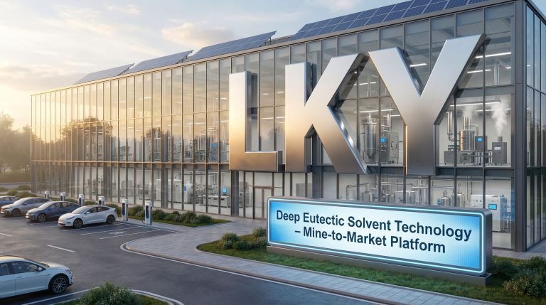 Locksley Resources Ltd-LKY-Deep Eutectic Solvent Technology building exterior.