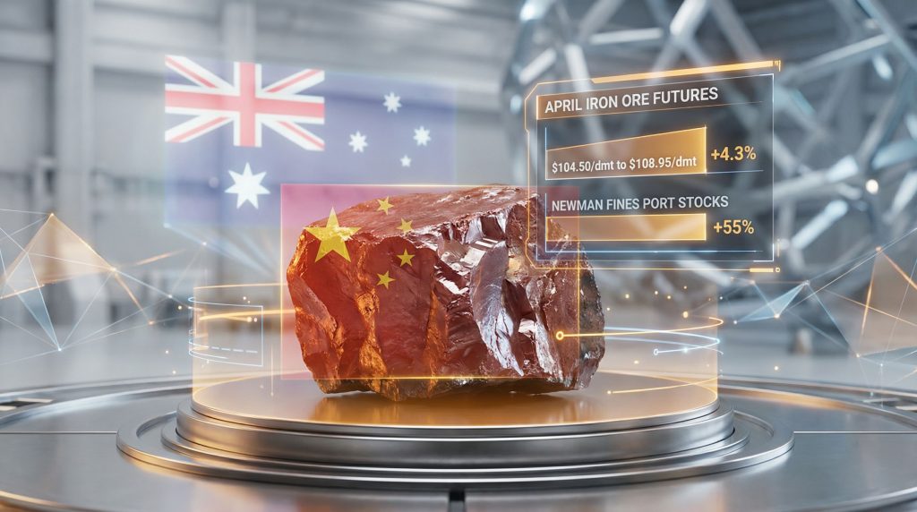 China BHP iron-ore ban contract talks visualization.