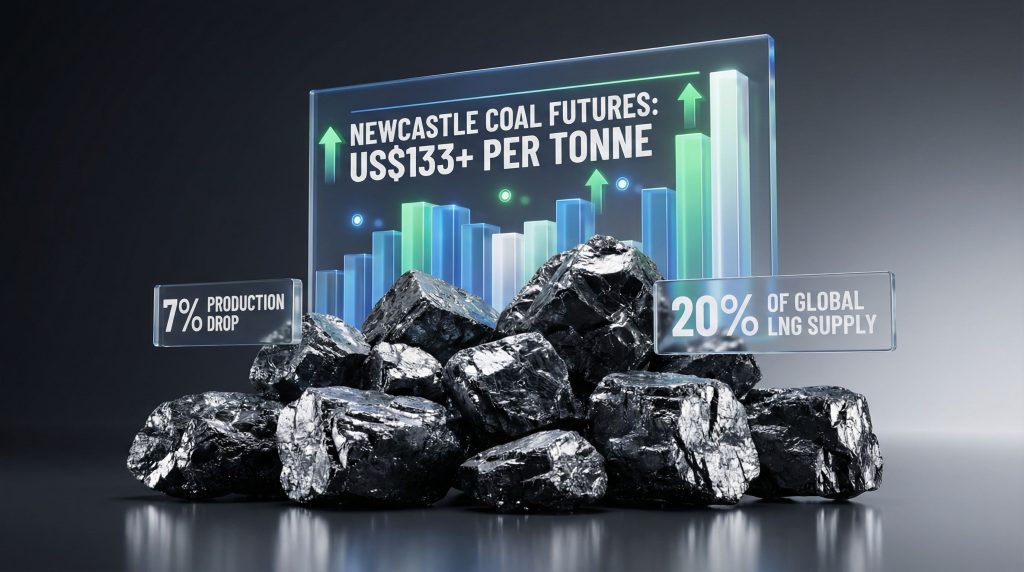 Coal prices surge, affecting global markets.