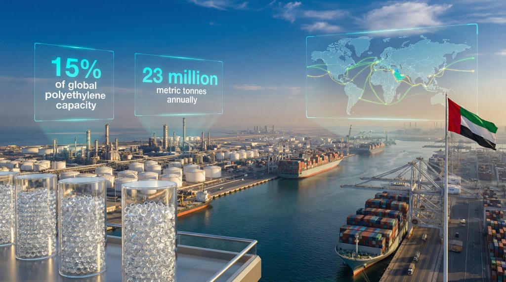 UAE polymer export port amid conflict backdrop.