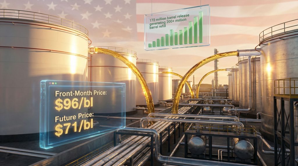 US using swaps for SPR refill plan.