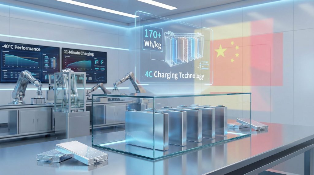 BAIC sodium-ion battery breakthrough in laboratory.