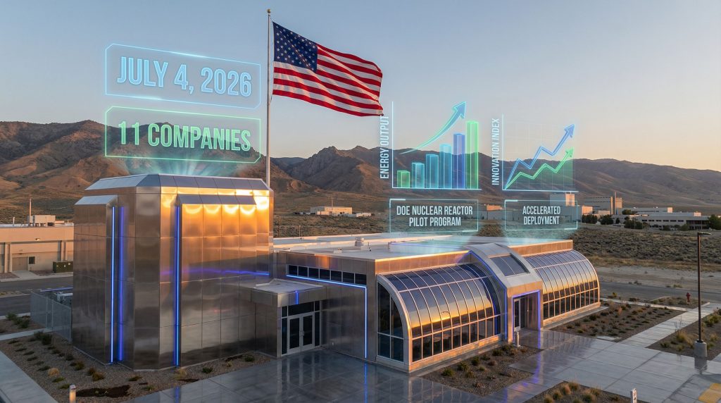 DOE nuclear reactor pilot program facility.