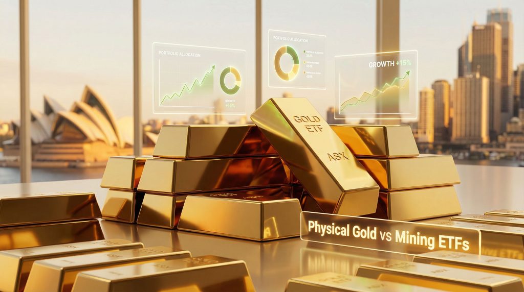 ASX gold ETFs comparison with physical gold.