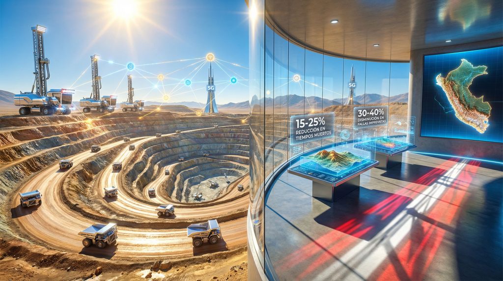 Peruvian mining digitalization with advanced technology.