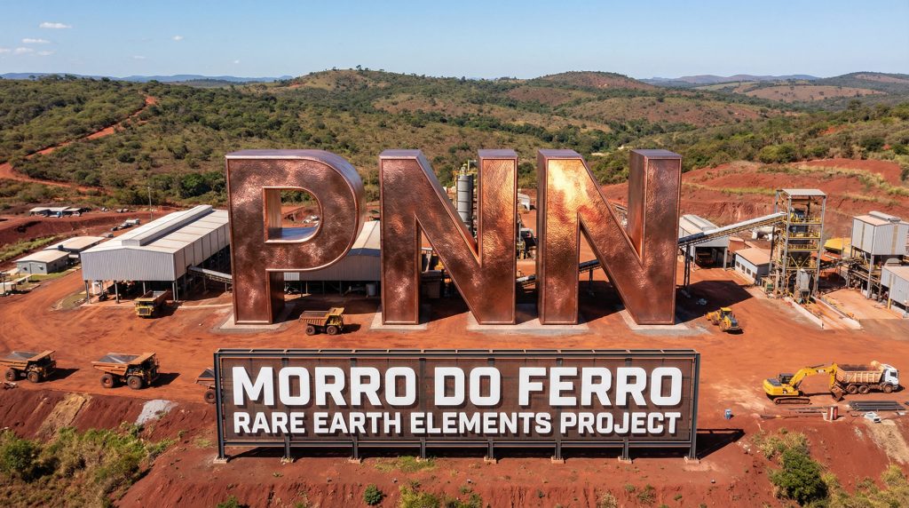 Power Minerals Ltd-PNN-Morro do Ferro rare earth elements project.