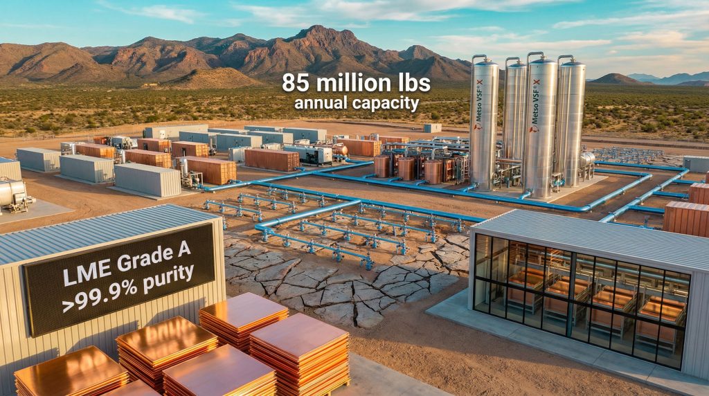 Taseko Mines Florence Copper project facility overview.