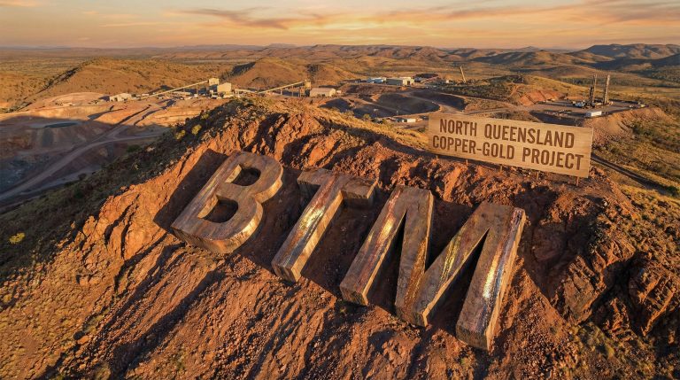 Breakthrough Minerals Ltd-BTM-North Queensland Copper-Gold Project sign.