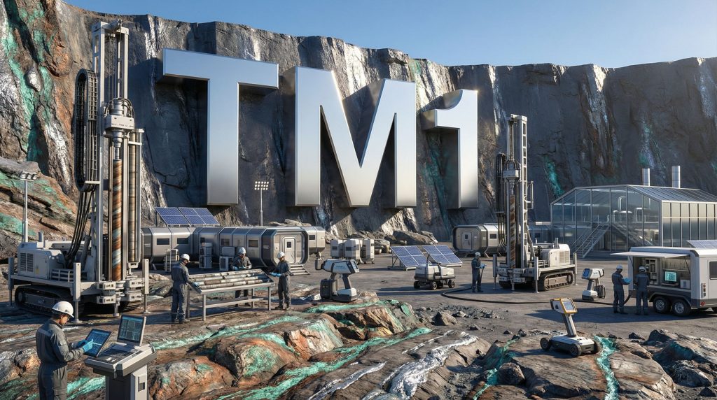 Terra Metals Ltd-TM1-TM1 futuristic mining operation setup.