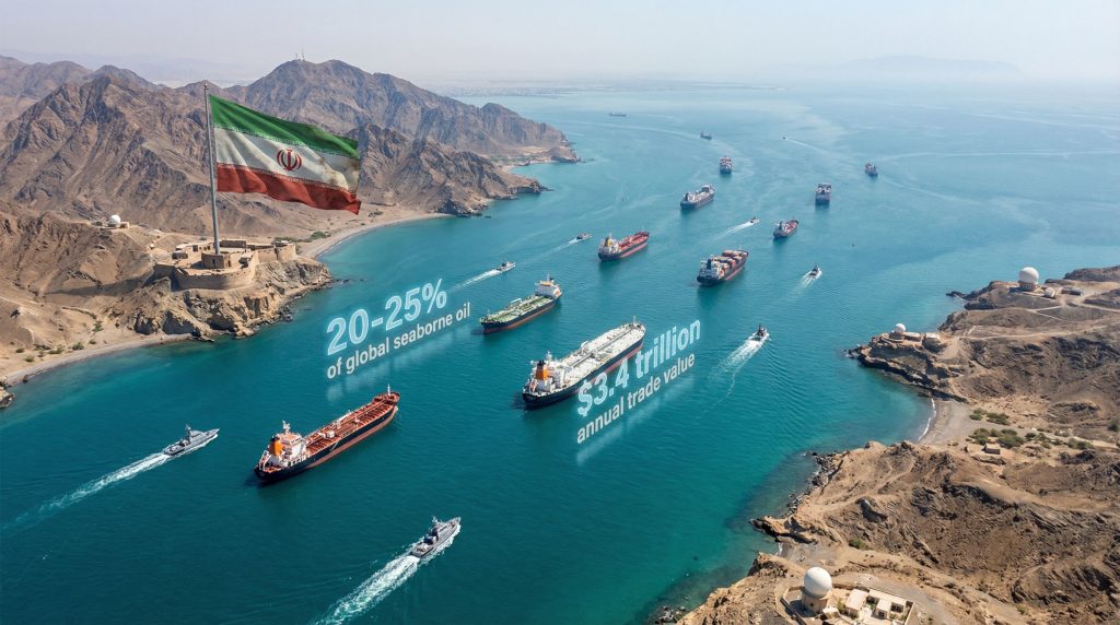 Iranian control over Strait of Hormuz.