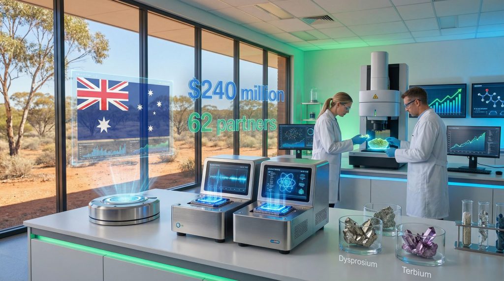 ABx's lab research on rare earths.