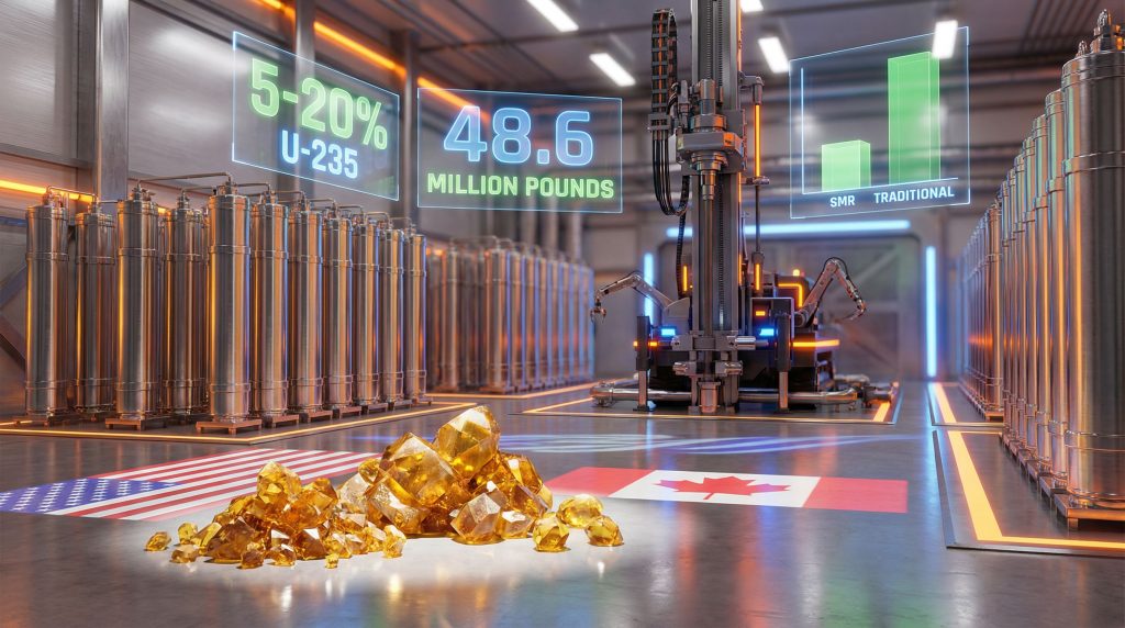 Uranium industry processing and enrichment facility.