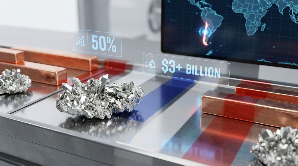 Minerals and trade negotiations visualization.
