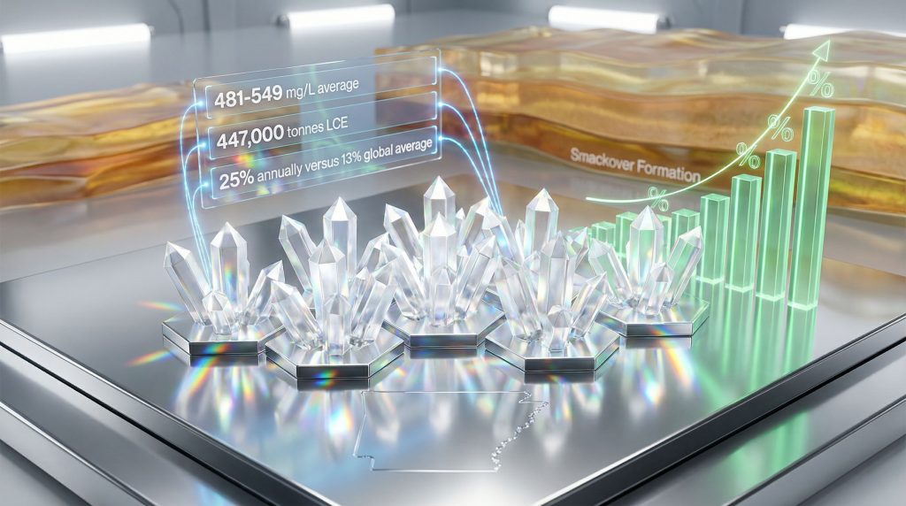 Trafigura and Smackover lithium offtake agreement visualization.