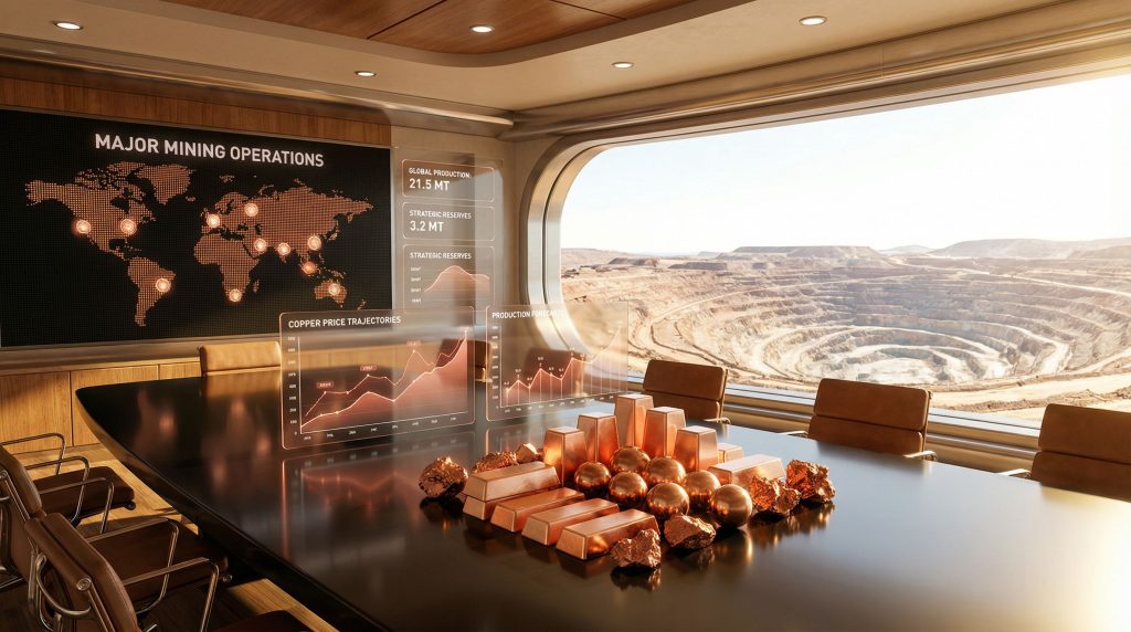 BHP CEO steps down; miner focuses on copper.