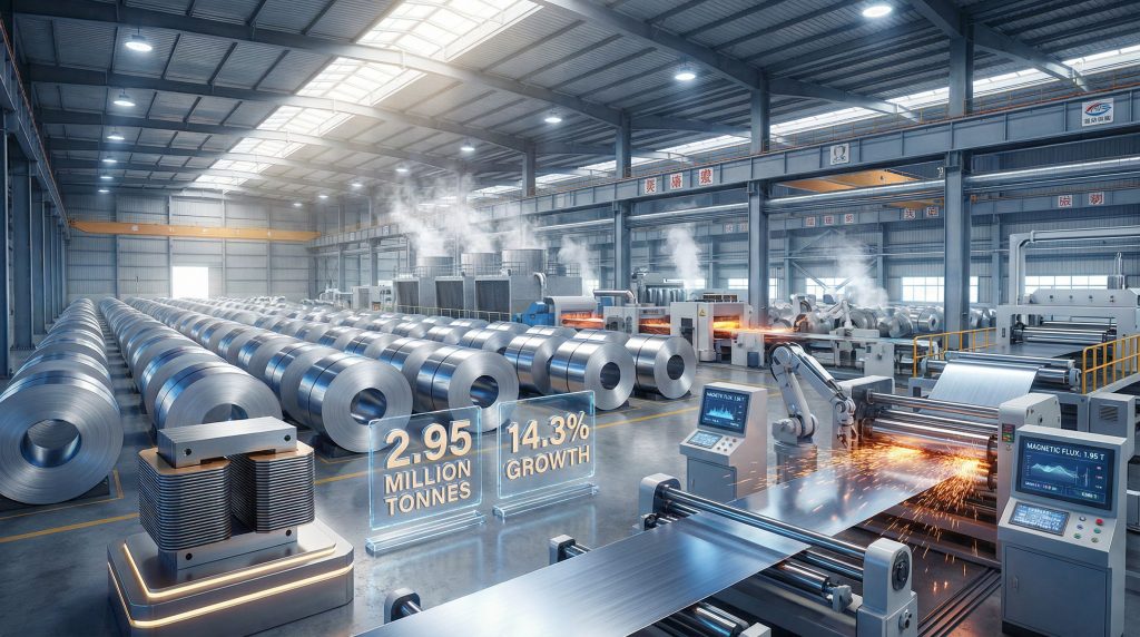 China grain oriented electrical steel factory.