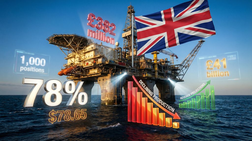 UK oil platform impacted by North Sea windfall tax.