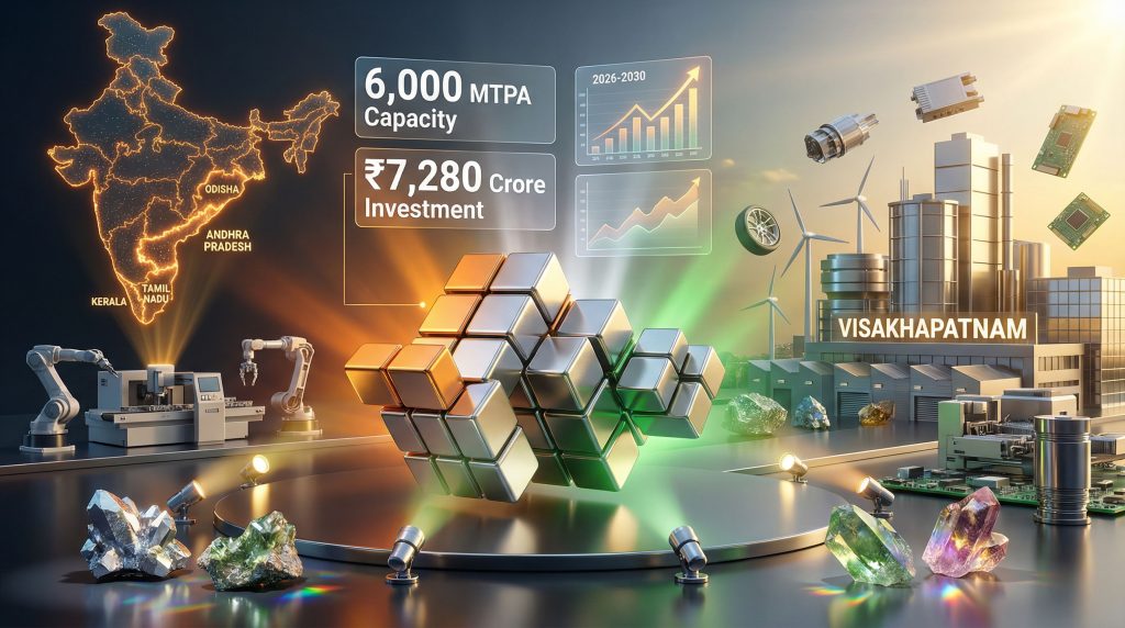 India's rare earth magnet production plan.