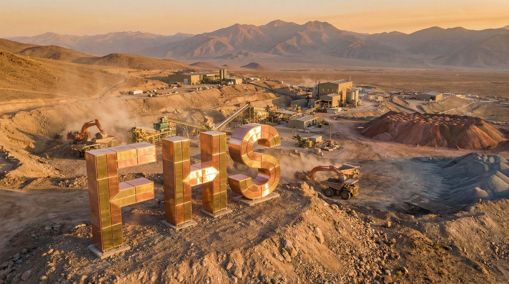 Freehill Mining Ltd-FHS-FHS mine site with mountainous backdrop.