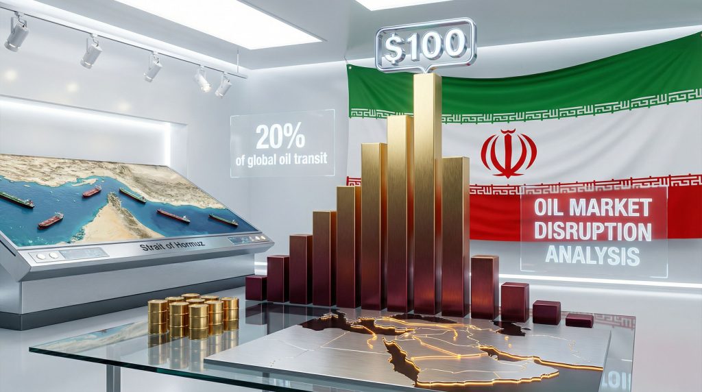 Iran War impact on oil prices visualized.