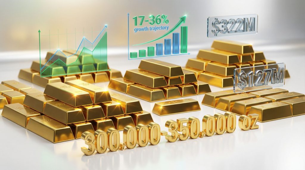 Aris Mining 2026 gold output forecast growth.