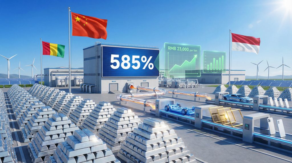 China Hongqiao Group shares skyrocket, 585% rise.