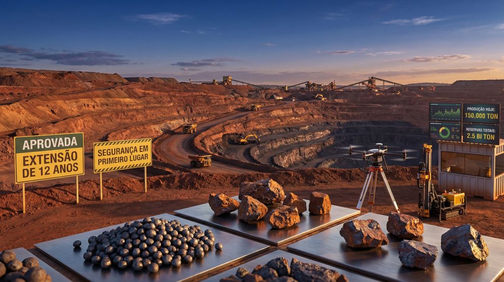 Itabira complex mineral reserves increase visual.