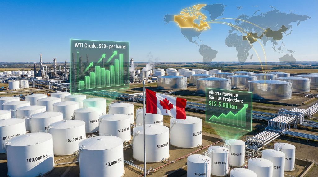 Canadian crude industry sees financial boost.