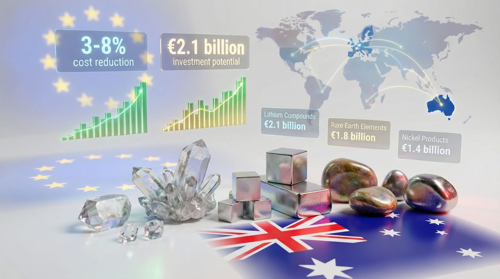 EU trade deal boosts Australian critical minerals.