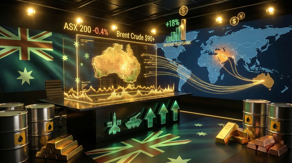 ASX market fluctuates amid Iran conflict.