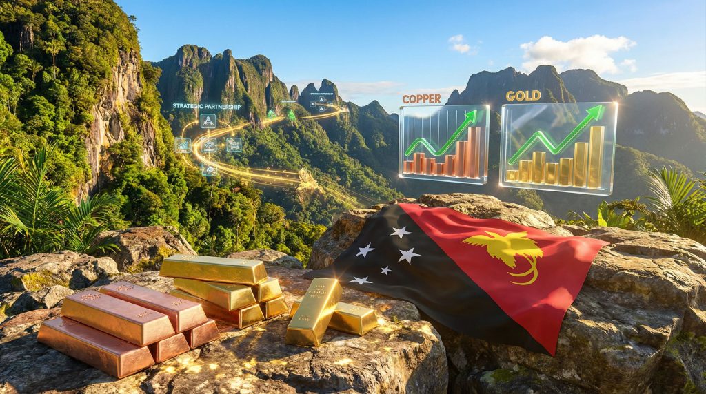 Gold and copper analysis, Papua New Guinea.