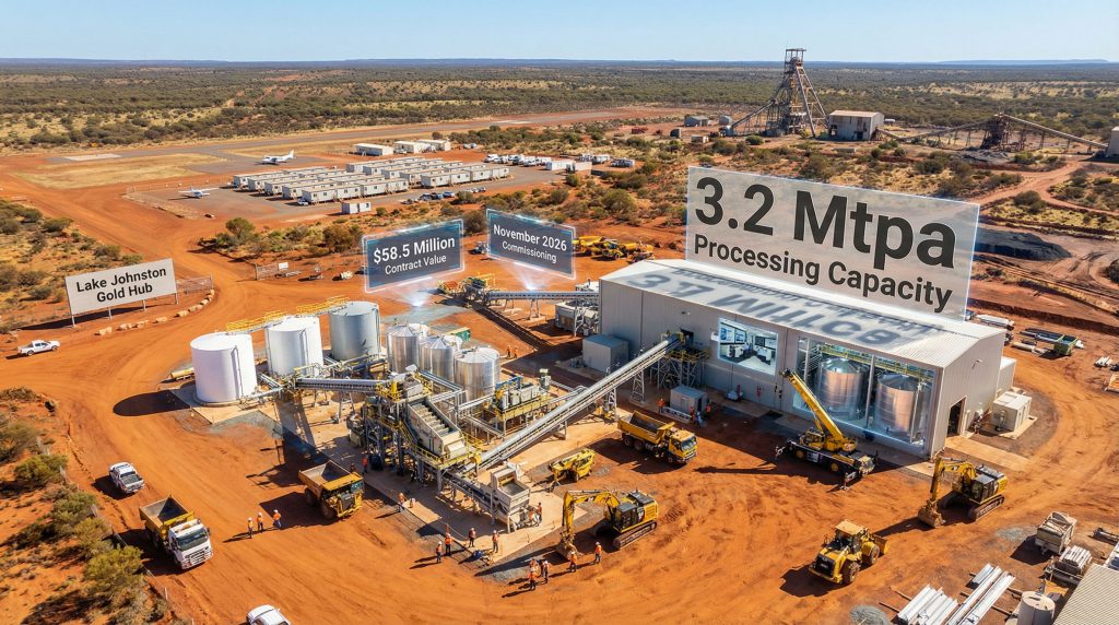 Forrestania Resources Lake Johnston gold facility overview.