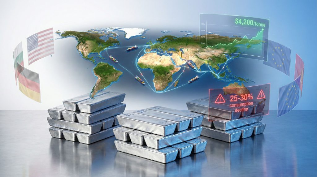 Aluminium price surge amid Middle East conflict.