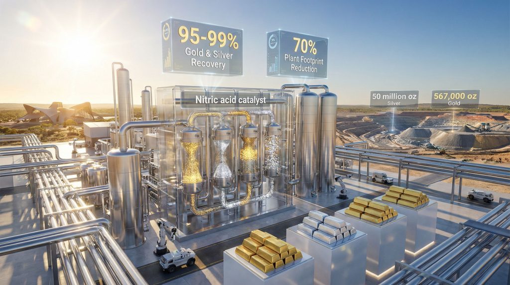 EnviroGold NVRO process: Efficient gold and silver recovery.