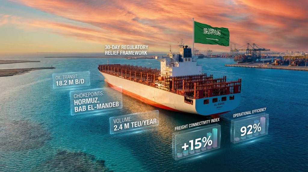 Saudi vessels granted temporary document exemption.
