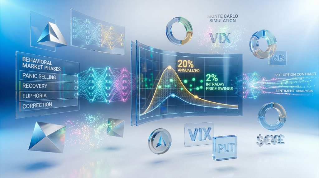Data-driven strategies visualizing market volatility insights.