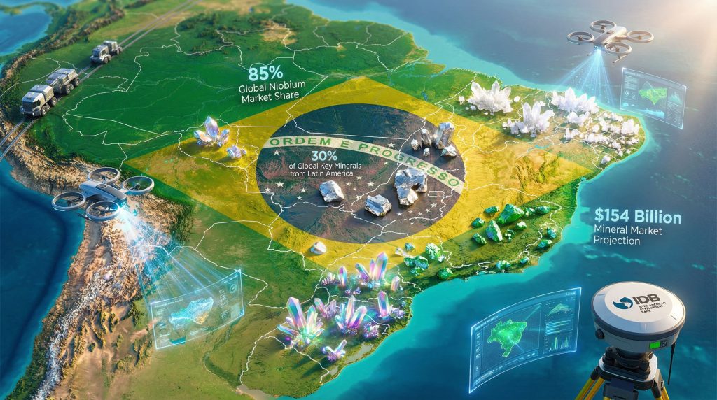 IDB partnership to map Brazil's minerals.