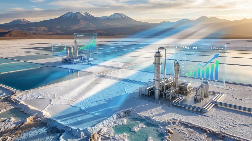Ganfeng Lithium mega project in Salta landscape.